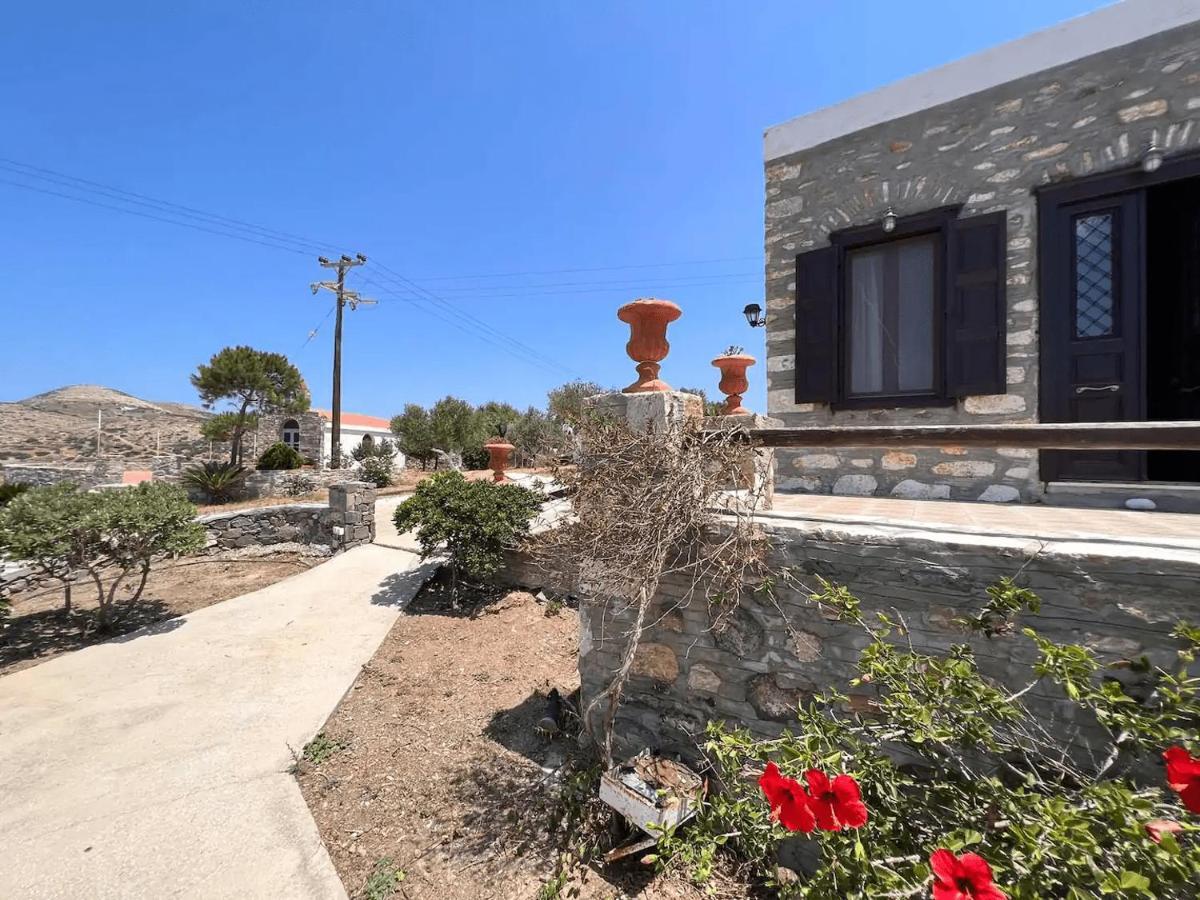 Πέτρινο Εξοχικό Σπίτι Στη Σύρο Agros  المظهر الخارجي الصورة