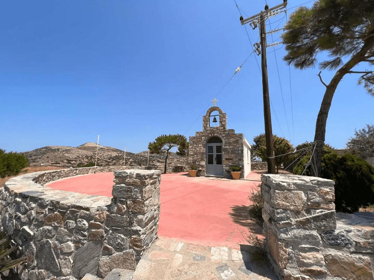 Πέτρινο Εξοχικό Σπίτι Στη Σύρο Agros  المظهر الخارجي الصورة